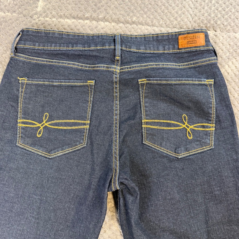 Denizen from Levi's Modern Bootcut Jeans Womens 12M W31 L32 Dark Indigo Blue - Picture 9 of 11